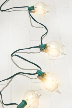 Clearance 128" LED Retro Kismet Light Strand X8 - Clear Indoor Lighting