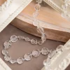 New 48” Acrylic Crystal Clear Bead Garland Christmas Accents