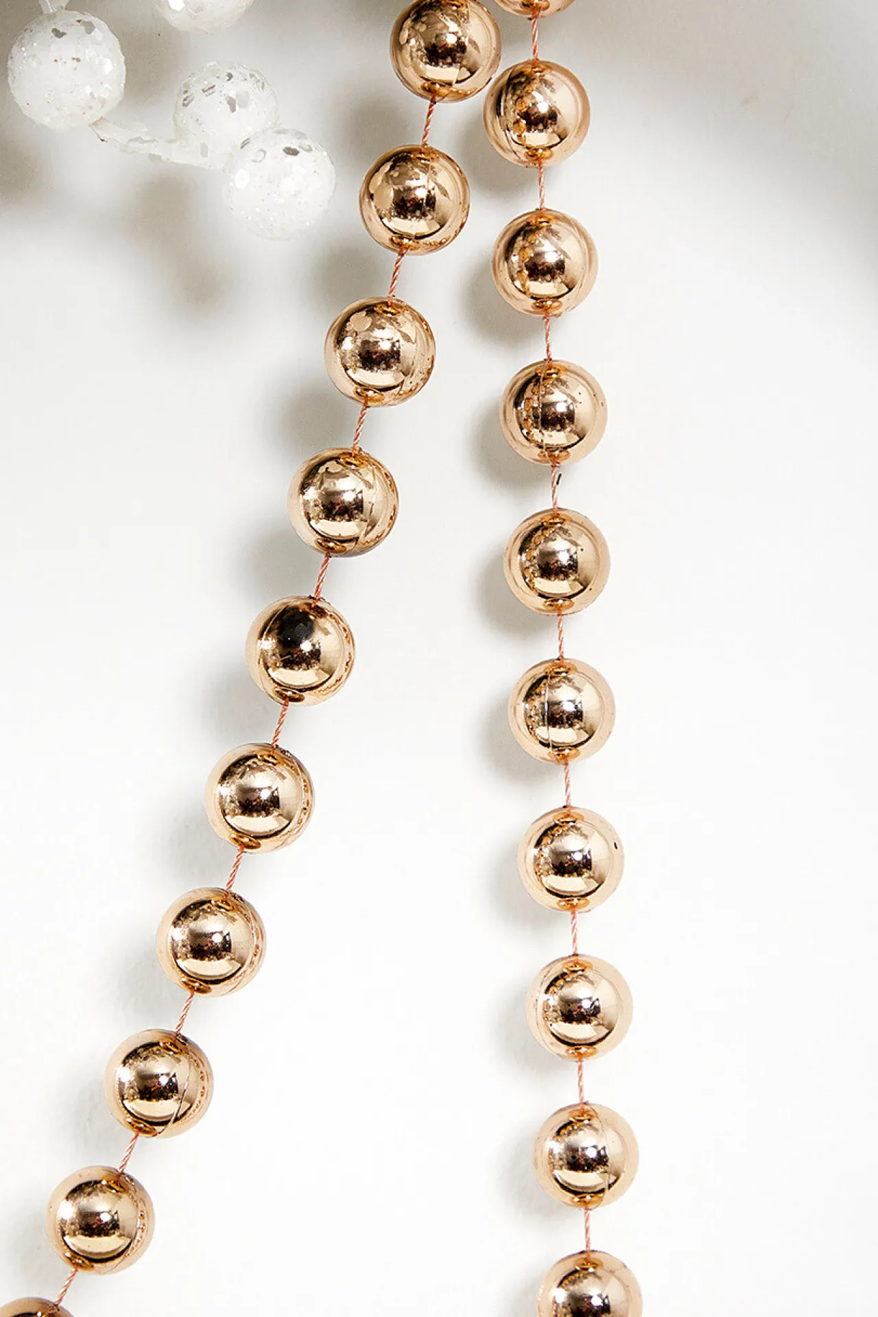 Online 8.8' Bead Garland - Blush Pink Christmas Garlands