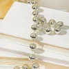 Hot 8.8' Bead Garland - Silver Christmas Accents