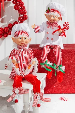 Cheap 30" Bendable Candy Elf Ornament Christmas Accents