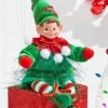 Best 11" Bendable Elf With PomPom Ornament Christmas Accents