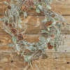 Cheap 20” Birch/Leaf/Pinecone Wreath Christmas Wreaths