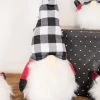 Best Sale 9” Buffalo Check Gnome Christmas Accents