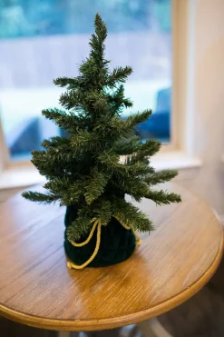 Flash Sale 18” Christmas Tree In Green Decorative Bag Christmas Accents