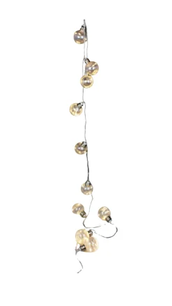 Online 6 Cm X 6.5' Plastic Ball LED Garland - Warm White Borealis Lights|Indoor Lighting