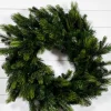 Cheap 30” Deluxe Mix Pine Wreath Christmas Wreaths