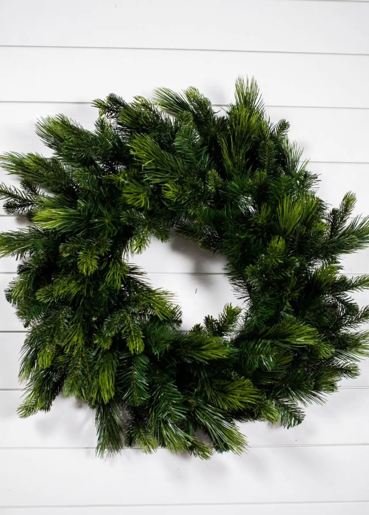 Cheap 30” Deluxe Mix Pine Wreath Christmas Wreaths
