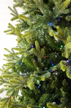 Flash Sale 9' Deluxe Trinity Pine Artificial Christmas Tree With 2850 Color-Changing Lights Christmas Trees|Christmas Trees