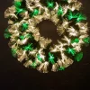 Best 24" Fiber Optic Wreath - Multicolor With White Christmas Wreaths