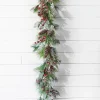 Store 5' Frost Pine Berry Garland Christmas Garlands