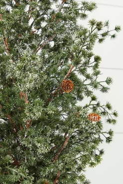 Clearance 36” Frosted Potted Pine Christmas Accents