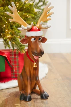 Flash Sale 22.5" Funny Reindeer - Sitting Christmas Accents