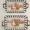 Best Sale 21” Galvanized Metal Holiday Snowman Baskets With Glitter Accent - Set Of 2 Christmas Accents
