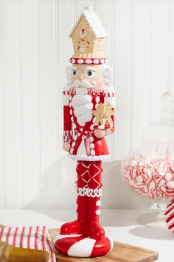 Cheap 21.5" Gingerbread House Nutcracker Christmas Accents