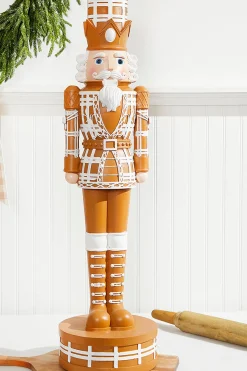 Store 35" Gingerbread Nutcracker Christmas Accents|Christmas Resin