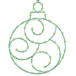 Cheap 24" Green Twinkling Fairy Copper Wire LED Ornament - 190 Lights Outdoor Lighting
