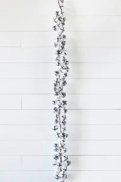 Store 5’ Holiday Silver Jingle Bells Garland Christmas Garlands
