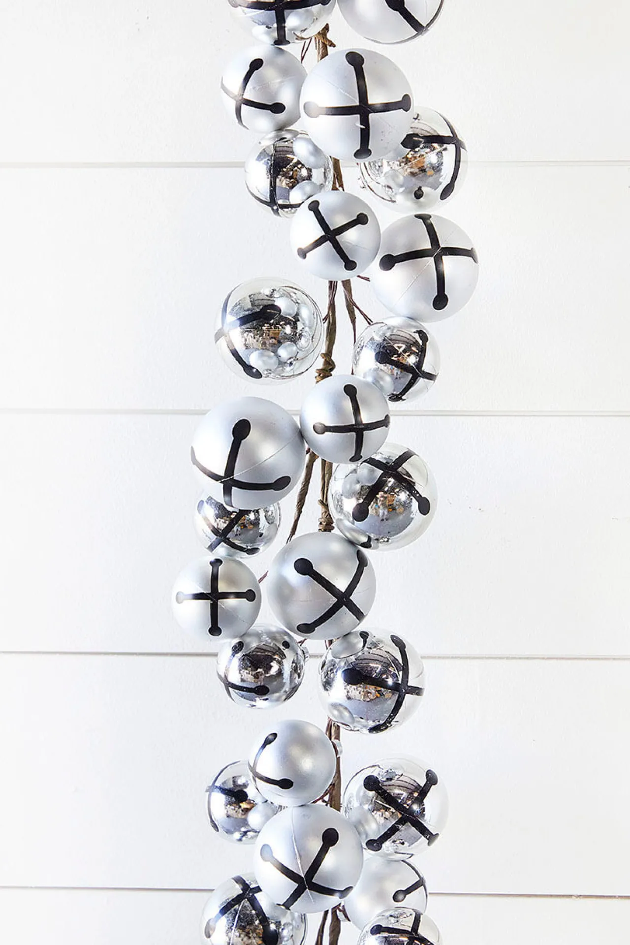 Store 5’ Holiday Silver Jingle Bells Garland Christmas Garlands