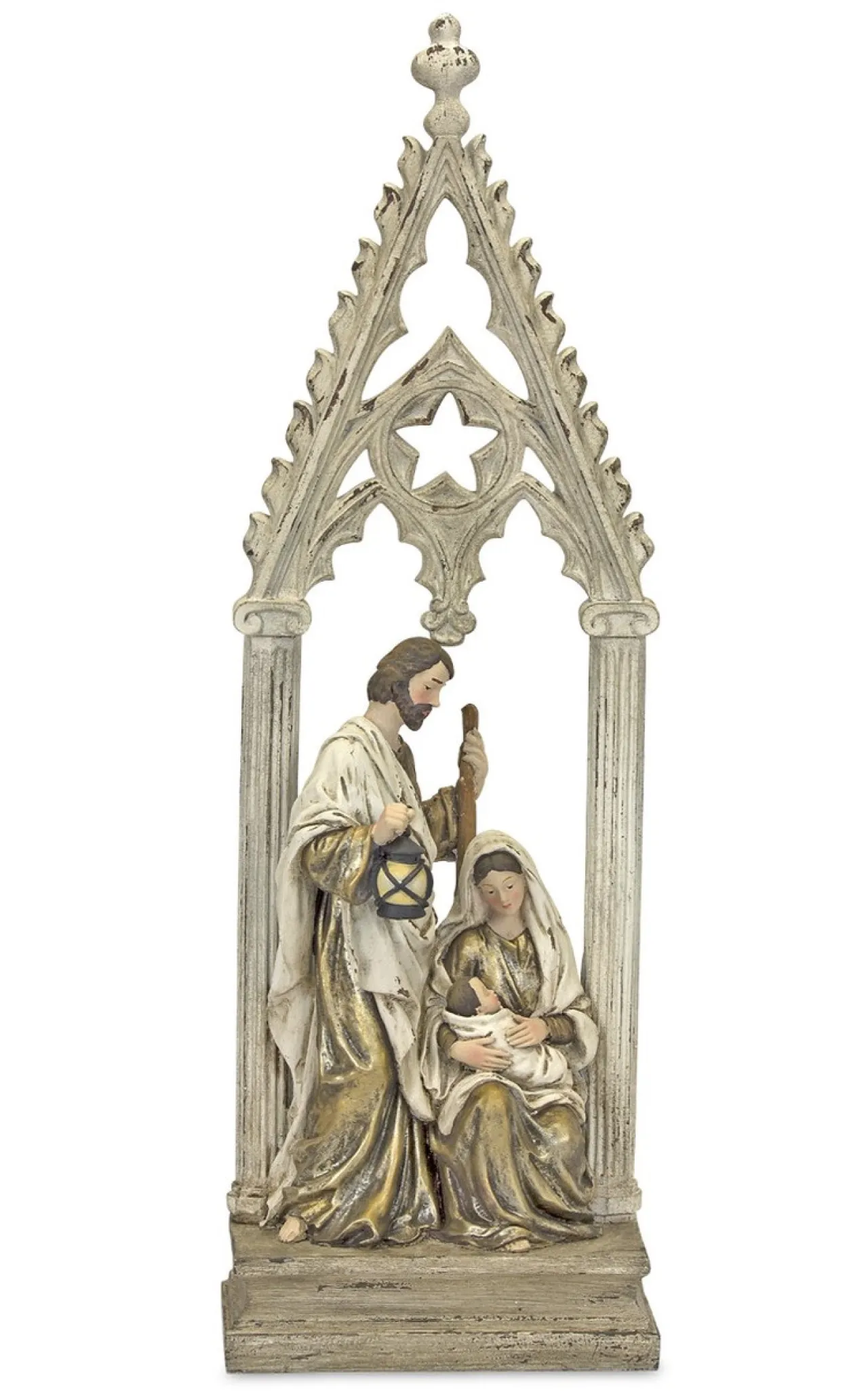 Clearance 23" Holy Family With Arch Christmas Accents
