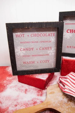 Fashion 12” Hot Chocolate Wall Decor Christmas Accents