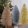 Outlet 15" Large Metallic Bottle Brush Tree Christmas Accents