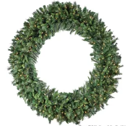 Clearance 72" LED Belgium Wreath (Warm White) Wreaths|Christmas Wreaths