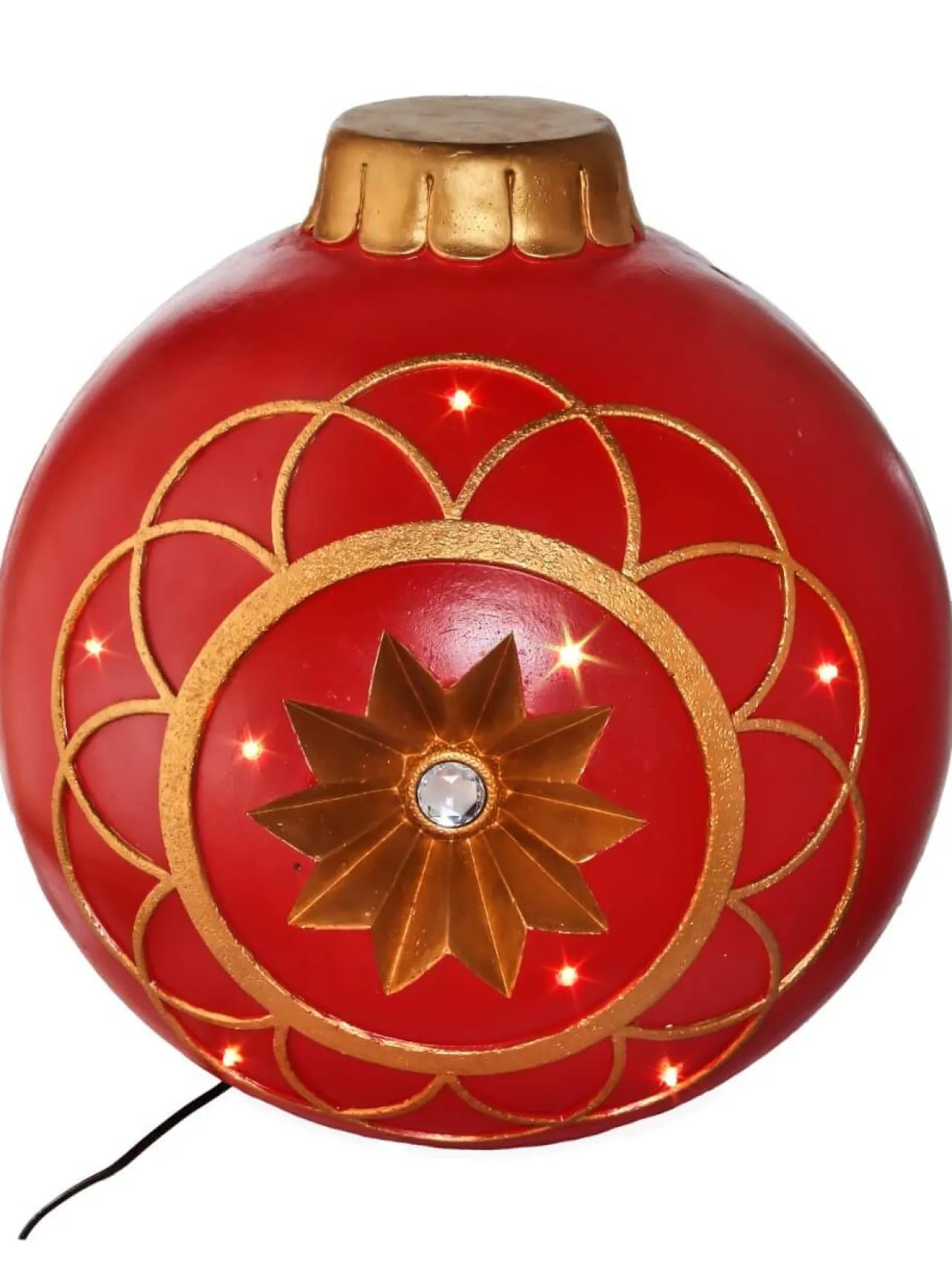 Discount 19" LED Jumbo Ornament Christmas Resin