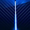Outlet 24" LED Snowfall Tube - Blue Outdoor Lighting