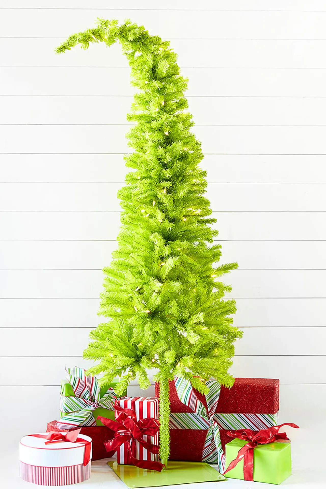 Cheap 5' Lime Green Whimsical Tree With LED Lights Christmas Trees|Christmas Trees