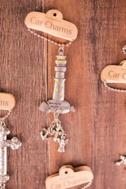 Shop 4” Metal Inspirational Car Charms Christmas Accents