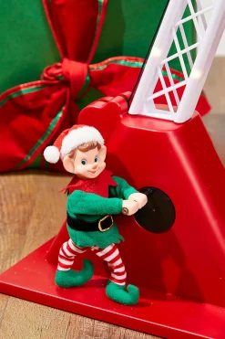 New 43" Mr. Christmas Animated Santa's Crane Christmas Accents