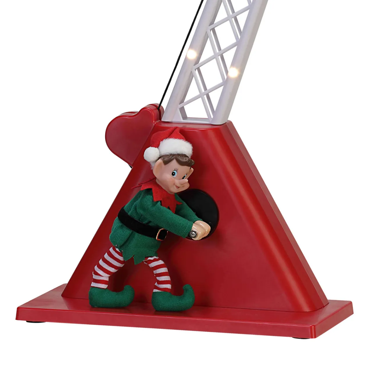 New 43" Mr. Christmas Animated Santa's Crane Christmas Accents