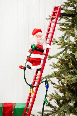 Flash Sale 40" Mr. Christmas Super Climbing Santa Christmas Accents