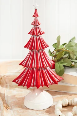 New 13" Nordic Striped Christmas Tree Christmas Accents