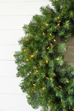 Discount 36" Norway Pine Wreath 320T/150WW LED WL/UL Wreaths|Christmas Wreaths