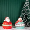 Cheap 7” Nostalgic Santa/Snowman Figurine Christmas Accents