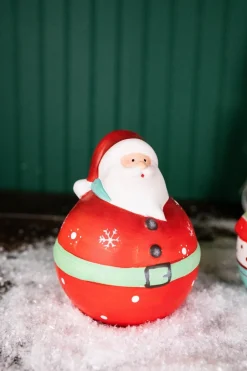 Cheap 7” Nostalgic Santa/Snowman Figurine Christmas Accents