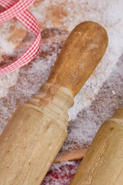 Fashion 18” Park Hill Large Country Wood Rolling Pin Christmas Accents