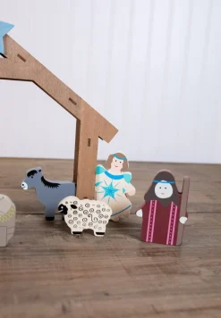 Cheap 12 Piece Children’s Nativity Set Christmas Accents