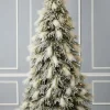 Best 7.5' Pine And Pampas Artificial Christmas Tree With 550 Warm White LED Lights Christmas Trees|Christmas Trees