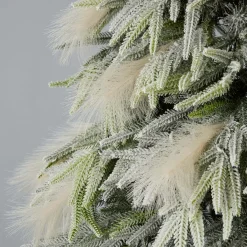 Best 7.5' Pine And Pampas Artificial Christmas Tree With 550 Warm White LED Lights Christmas Trees|Christmas Trees