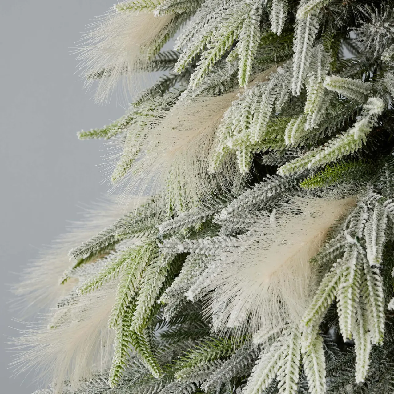 New 9' Pine And Pampas Artificial Christmas Tree With 700 Warm White LED Lights Christmas Trees|Christmas Trees