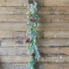 Clearance 6’ Pine Berry Bell Garland Christmas Garlands