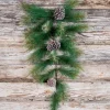 Fashion 28” Pine Teardrop With Frosted Cone Christmas Teardrops