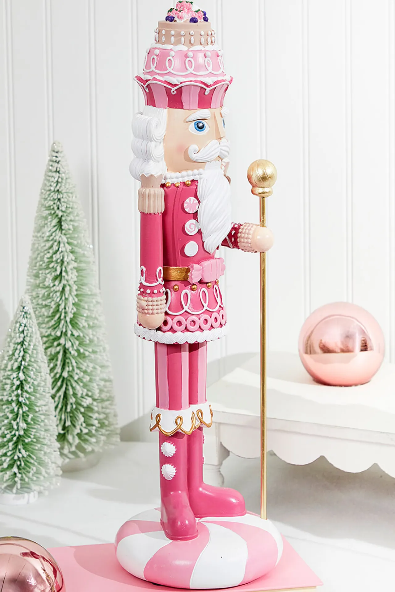Clearance 21" Pink Sweet Shoppe Nutcracker Christmas Accents
