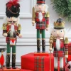 Outlet 15” Plaid Christmas Nutcracker Christmas Accents