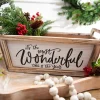 Sale 16” Planter - It’s The Most Wonderful Time Of The Year Christmas Accents