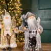Clearance 18” Polyester Holiday Santa Christmas Accents