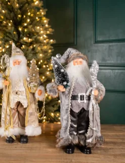 Clearance 18” Polyester Holiday Santa Christmas Accents